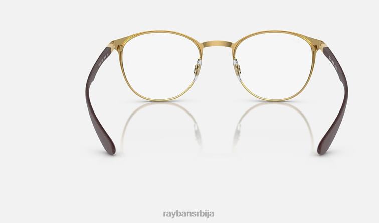 Ray-Ban рб6355 оптицс P0HP2309 наочаре мат тамно сива на злату мушкарци