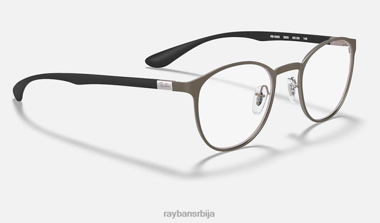 Ray-Ban рб6355 оптицс P0HP2313 наочаре мат гунметал мушкарци