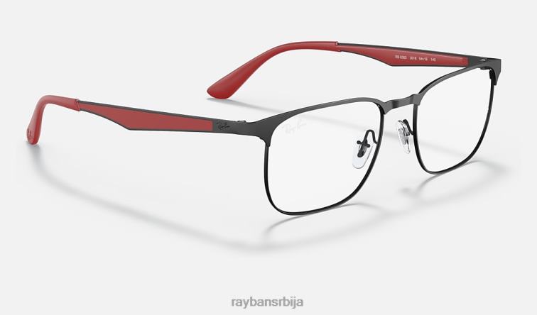 Ray-Ban рб6363 оптицс P0HP2320 наочаре углачана црна мушкарци