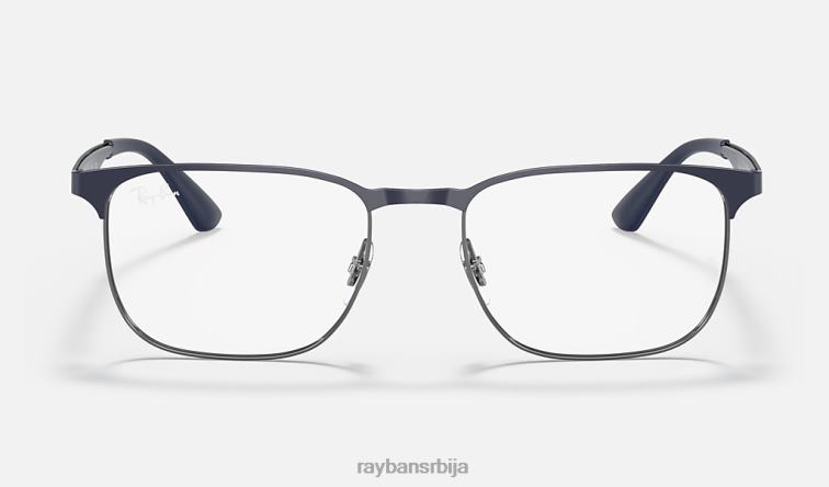 Ray-Ban рб6363 оптицс P0HP2322 наочаре углачано плаво на металу мушкарци