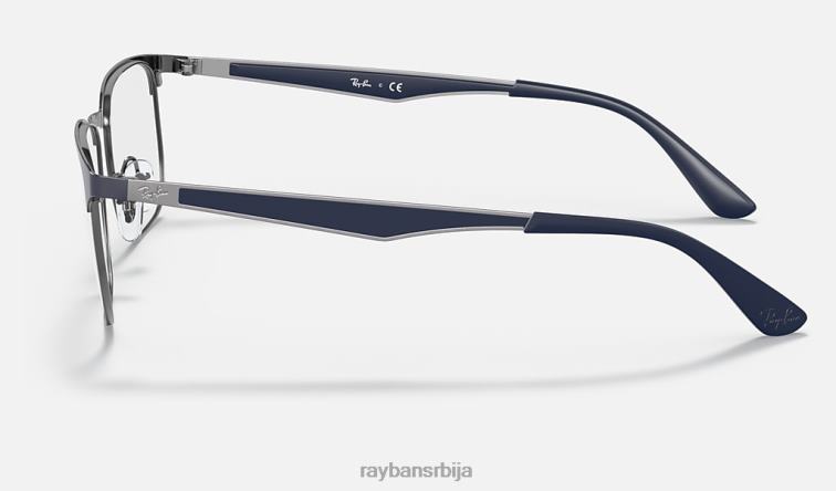 Ray-Ban рб6363 оптицс P0HP2322 наочаре углачано плаво на металу мушкарци