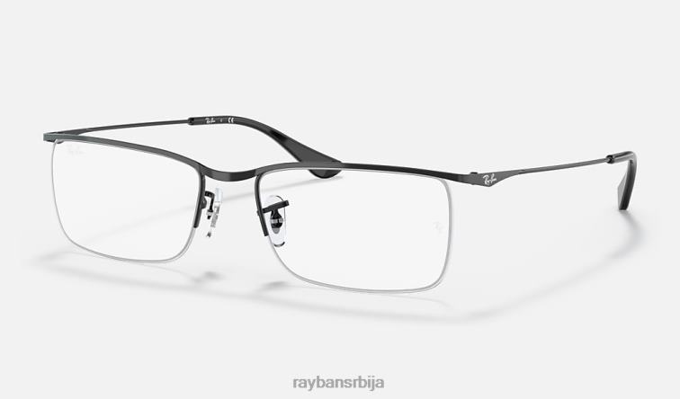 Ray-Ban рб6370 оптицс P0HP2508 наочаре углачана црна мушкарци