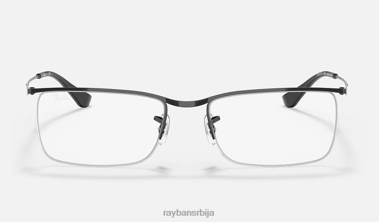 Ray-Ban рб6370 оптицс P0HP2508 наочаре углачана црна мушкарци