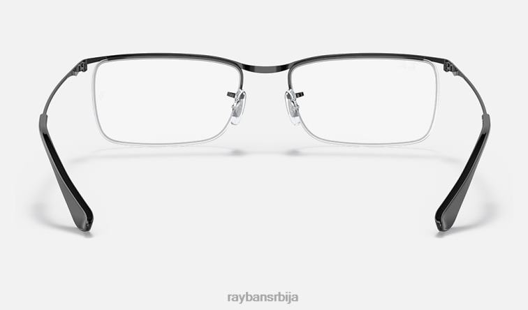 Ray-Ban рб6370 оптицс P0HP2508 наочаре углачана црна мушкарци