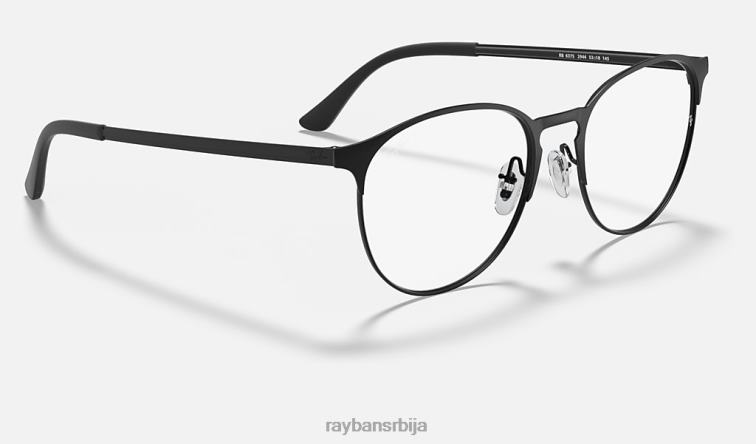 Ray-Ban рб6375 оптицс P0HP2060 наочаре мат црна мушкарци