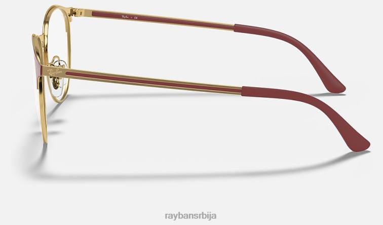 Ray-Ban рб6375 оптицс P0HP2061 наочаре углачан бордо мушкарци