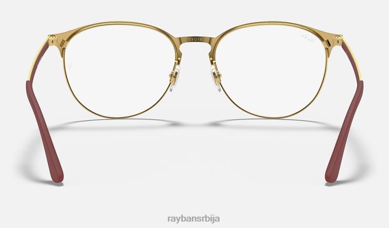 Ray-Ban рб6375 оптицс P0HP2061 наочаре углачан бордо мушкарци