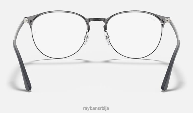 Ray-Ban рб6375 оптицс P0HP2063 наочаре углачано плаво на металу мушкарци