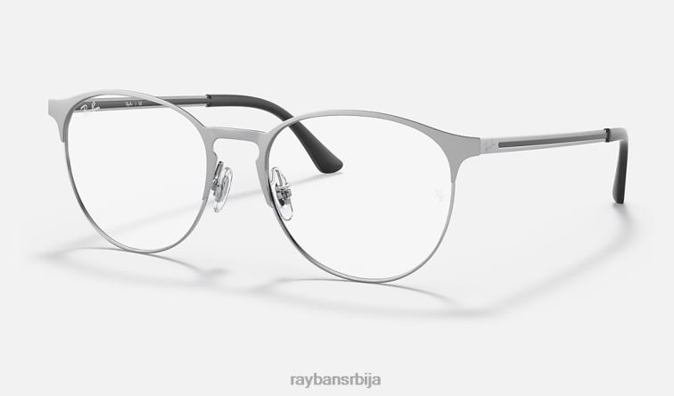 Ray-Ban рб6375 оптицс P0HP2065 наочаре мат сребро на сребру мушкарци