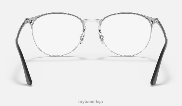 Ray-Ban рб6375 оптицс P0HP2065 наочаре мат сребро на сребру мушкарци