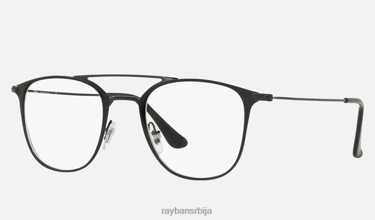 Ray-Ban рб6377 оптицс P0HP2501 наочаре мат црна мушкарци