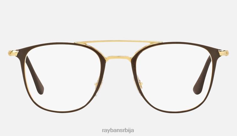 Ray-Ban рб6377 оптицс P0HP2502 наочаре углачан браон мушкарци