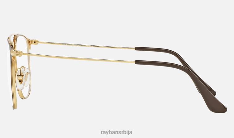 Ray-Ban рб6377 оптицс P0HP2502 наочаре углачан браон мушкарци