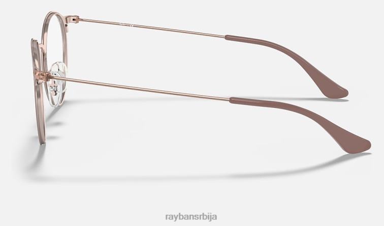 Ray-Ban рб6378 ​​оптицс P0HP1659 наочаре углачан светлосмеђи мушкарци