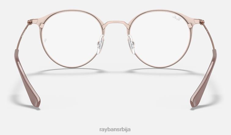 Ray-Ban рб6378 ​​оптицс P0HP1659 наочаре углачан светлосмеђи мушкарци