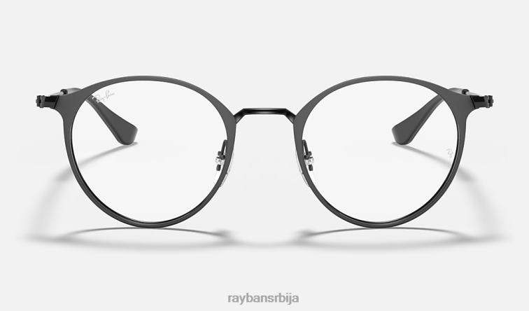 Ray-Ban рб6378 ​​оптицс P0HP1660 наочаре мат црна мушкарци