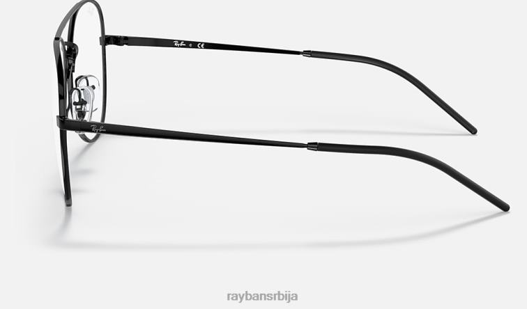 Ray-Ban рб6413 оптицс P0HP1747 наочаре углачана црна мушкарци