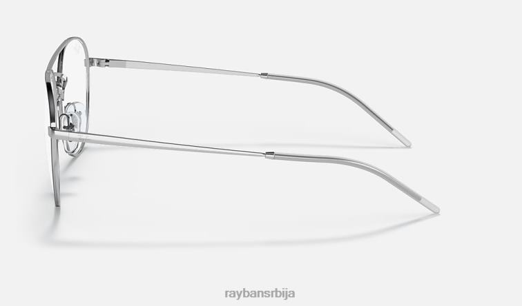 Ray-Ban рб6414 оптицс P0HP2007 наочаре углачано црно на сребру мушкарци