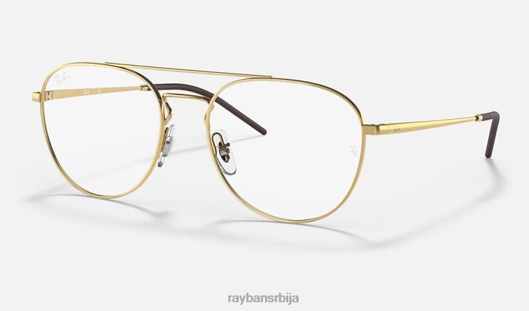 Ray-Ban рб6414 оптицс P0HP2008 наочаре углачано злато мушкарци