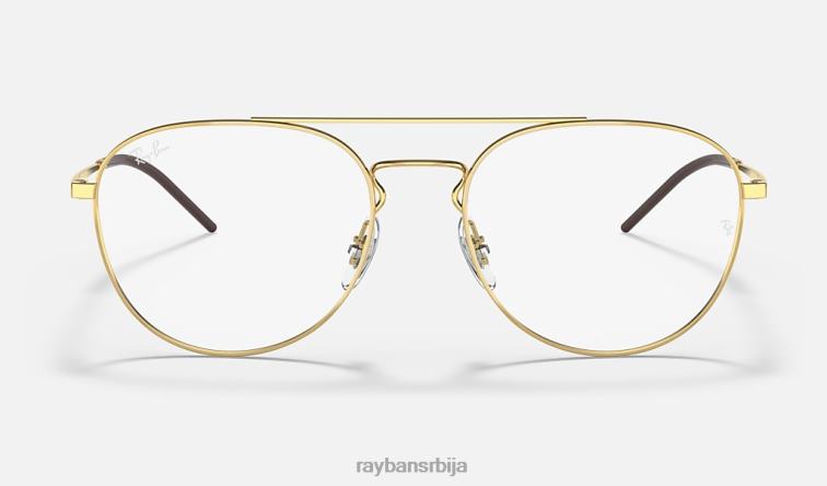 Ray-Ban рб6414 оптицс P0HP2008 наочаре углачано злато мушкарци
