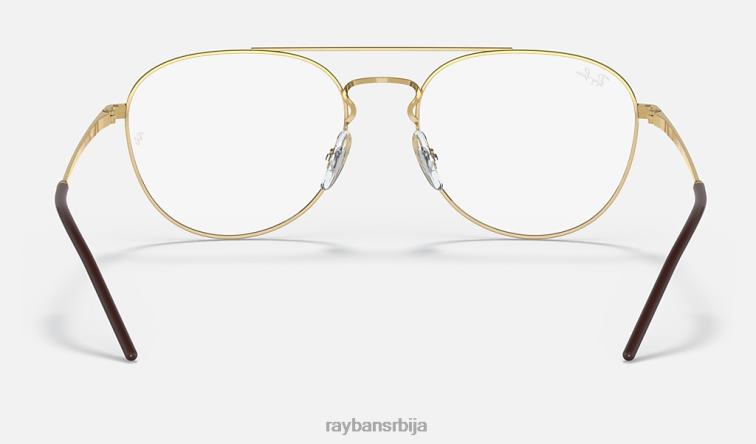 Ray-Ban рб6414 оптицс P0HP2008 наочаре углачано злато мушкарци