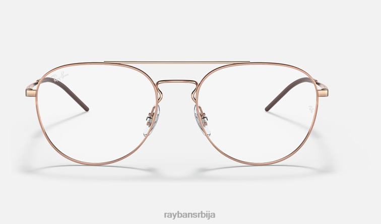 Ray-Ban рб6414 оптицс P0HP2011 наочаре углачано ружичасто злато мушкарци