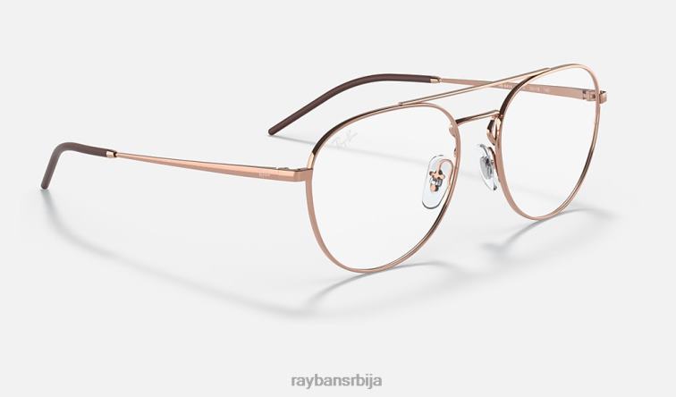 Ray-Ban рб6414 оптицс P0HP2011 наочаре углачано ружичасто злато мушкарци