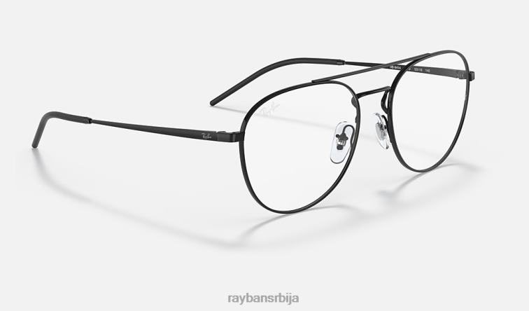 Ray-Ban рб6414 оптицс P0HP2013 наочаре углачана црна мушкарци
