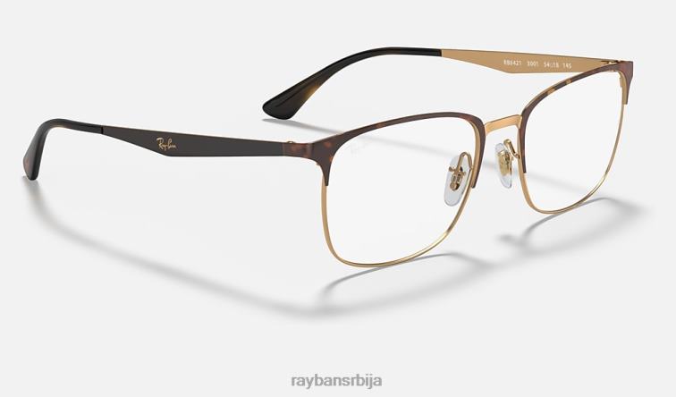 Ray-Ban рб6421 оптицс P0HP2295 наочаре углачана корњача мушкарци