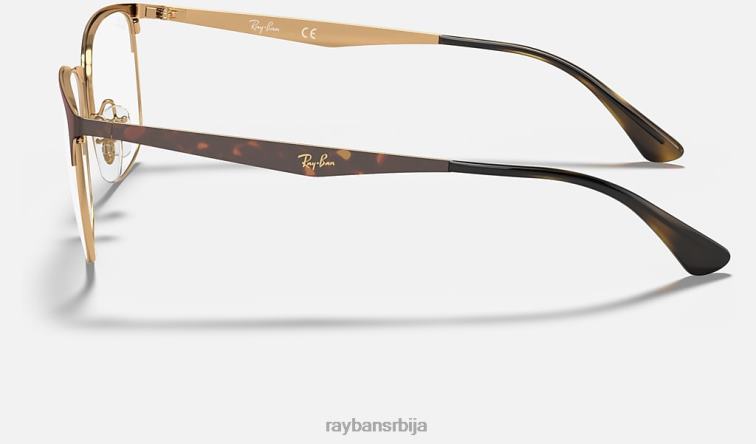 Ray-Ban рб6421 оптицс P0HP2295 наочаре углачана корњача мушкарци