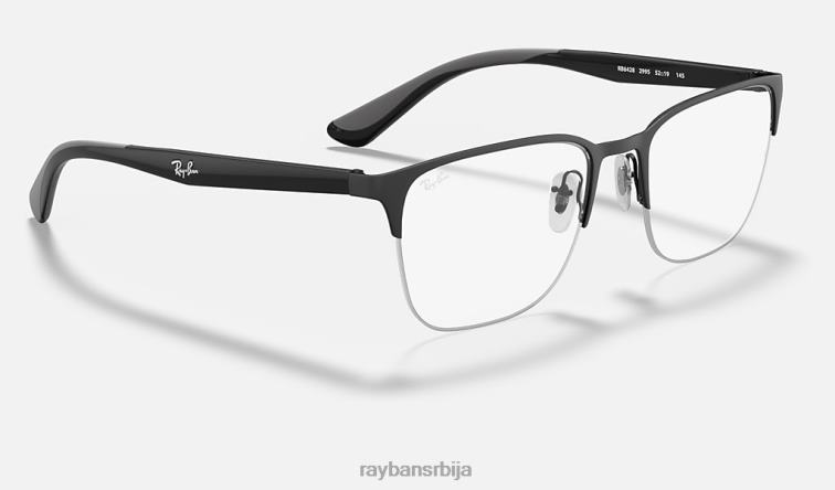 Ray-Ban рб6428 оптицс P0HP2326 наочаре мат црна мушкарци