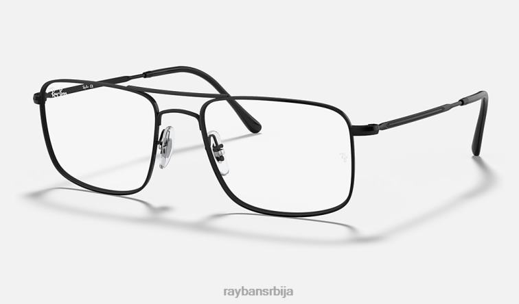 Ray-Ban рб6434 оптицс P0HP1897 наочаре углачана црна мушкарци