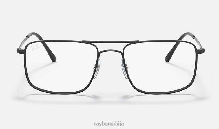 Ray-Ban рб6434 оптицс P0HP1900 наочаре мат црна мушкарци