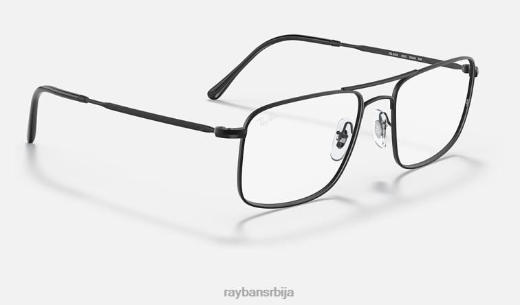 Ray-Ban рб6434 оптицс P0HP1900 наочаре мат црна мушкарци