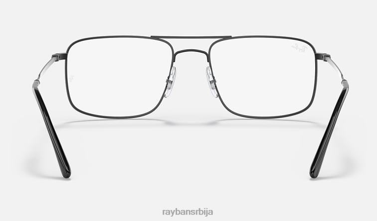 Ray-Ban рб6434 оптицс P0HP1900 наочаре мат црна мушкарци