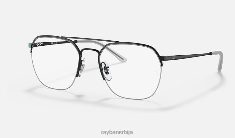 Ray-Ban рб6444 оптицс P0HP2356 наочаре углачана црна мушкарци