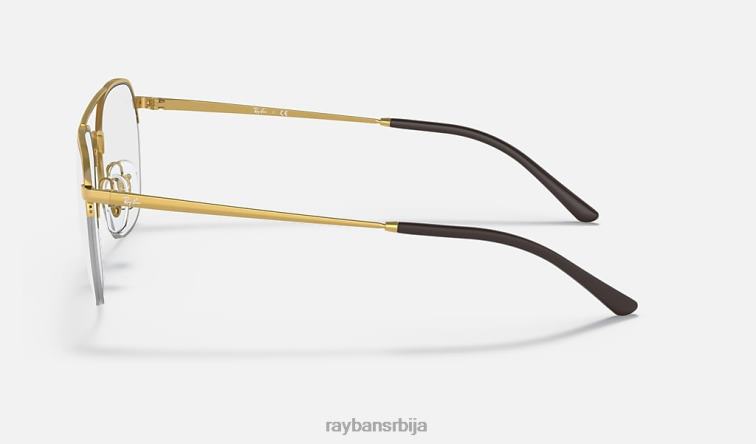 Ray-Ban рб6444 оптицс P0HP2357 наочаре углачано злато мушкарци