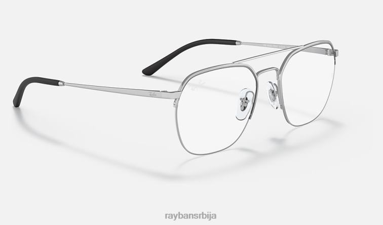 Ray-Ban рб6444 оптицс P0HP2358 наочаре углачано сребро мушкарци