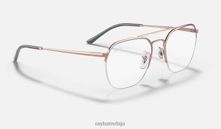 Ray-Ban рб6444 оптицс P0HP2359 наочаре углачано злато мушкарци