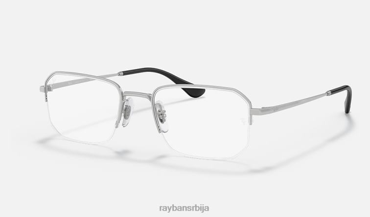 Ray-Ban рб6449 оптицс P0HP2534 наочаре углачано сребро мушкарци