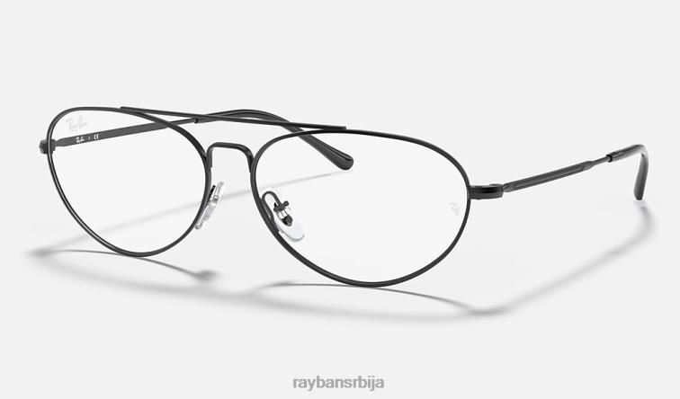 Ray-Ban рб6454 оптицс P0HP2402 наочаре углачана црна мушкарци