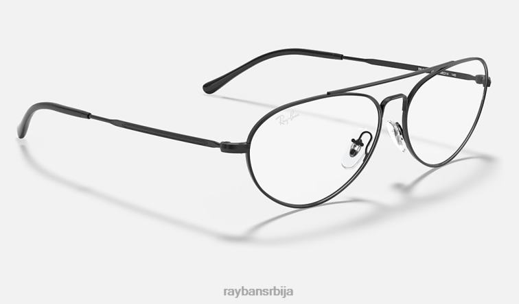 Ray-Ban рб6454 оптицс P0HP2402 наочаре углачана црна мушкарци