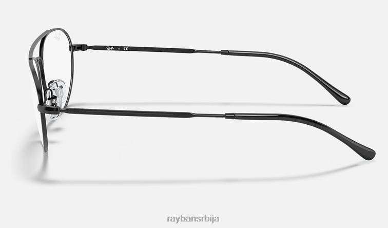 Ray-Ban рб6454 оптицс P0HP2402 наочаре углачана црна мушкарци