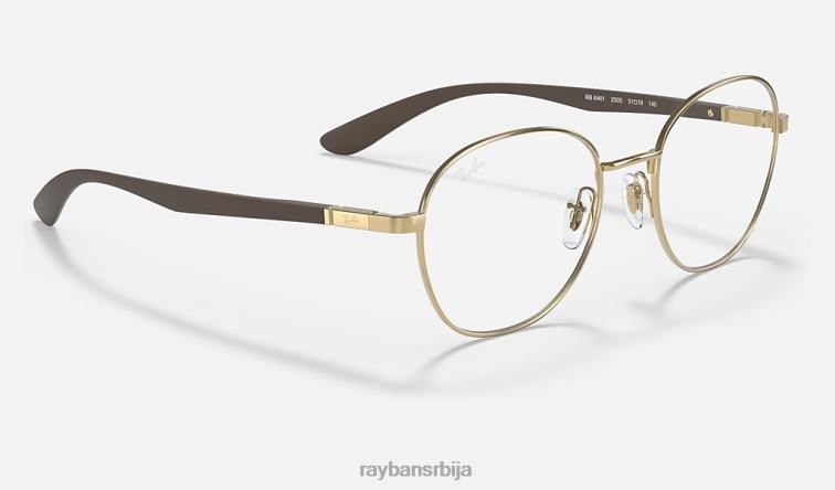 Ray-Ban рб6461 оптицс P0HP2346 наочаре углачано злато мушкарци