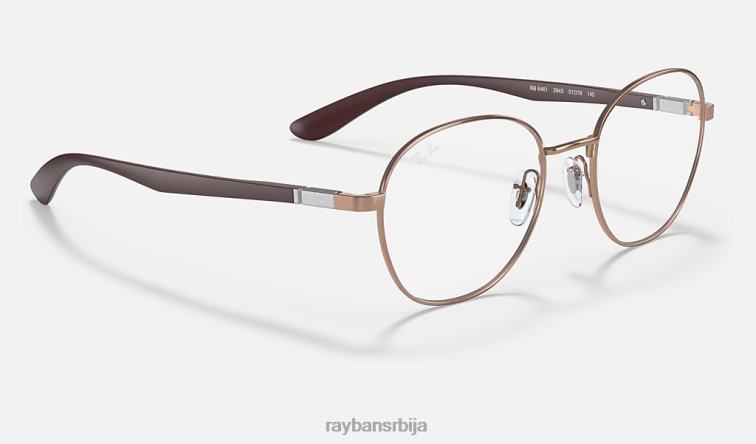 Ray-Ban рб6461 оптицс P0HP2347 наочаре углачан бакар мушкарци