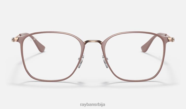 Ray-Ban рб6466 оптицс P0HP2427 наочаре углачана беж на бакру мушкарци