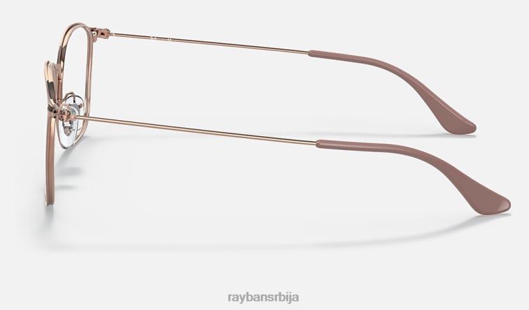Ray-Ban рб6466 оптицс P0HP2427 наочаре углачана беж на бакру мушкарци