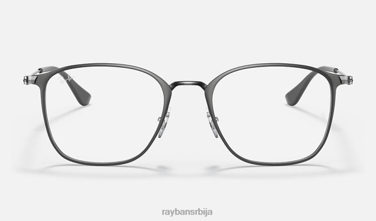 Ray-Ban рб6466 оптицс P0HP2428 наочаре углачано сиво на металу мушкарци