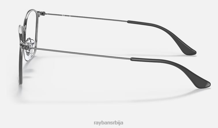 Ray-Ban рб6466 оптицс P0HP2428 наочаре углачано сиво на металу мушкарци
