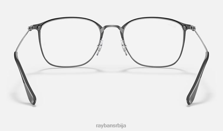 Ray-Ban рб6466 оптицс P0HP2428 наочаре углачано сиво на металу мушкарци